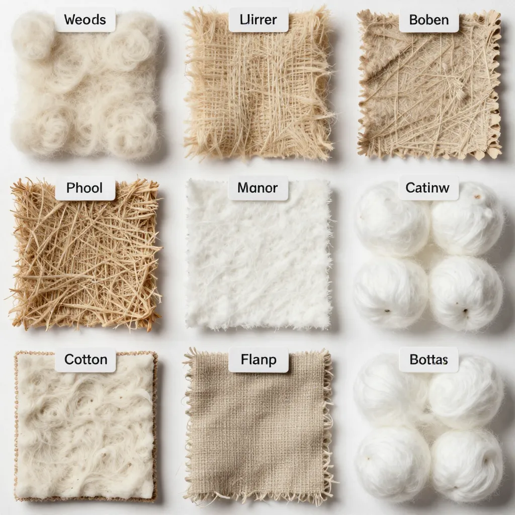 Microscopic view of dead air spaces in textile fibers