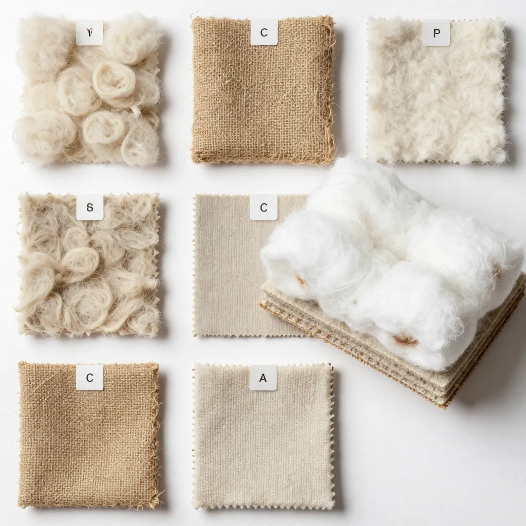 Sound absorption visualization in natural textiles